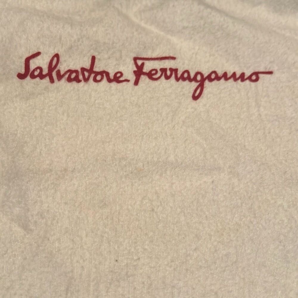 Vintage Salvatore Ferragamo Womens Marisa Colorblock Brown Leather Shoulder Bag - Picture 3 of 14